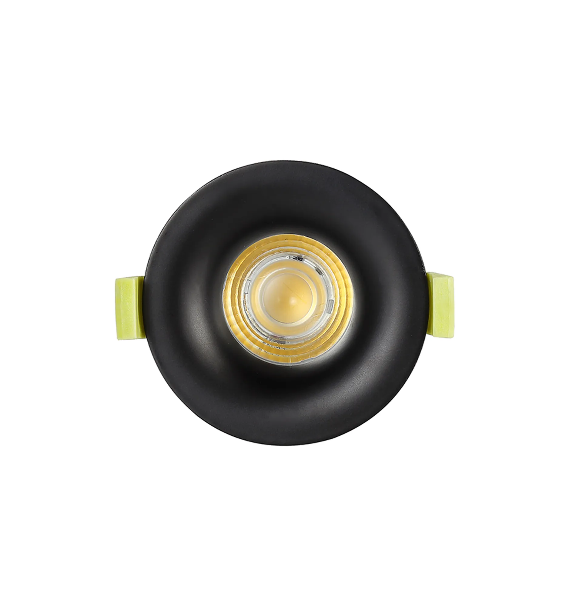 Bruve 9 Tridonic powered 9W 2700K 700lm 36° LED Engine,250mA , CRI>90 LED Engine Matt Black Fixed Round Recessed Downlight, Inner Glass cover, IP65 DM201463  Dlux Bruve 9 IP65